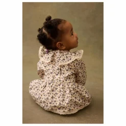 Enfant Louise Misha Bodies, Combinaisons|Combinaisons Et Bodies|Barboteuse India Fleurie Popeline Coton Bio |