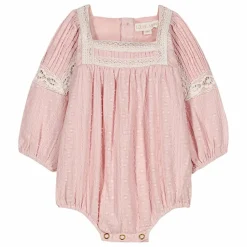 Louise Misha Barboteuse Janetta Coton Bio | Rose pâle Best