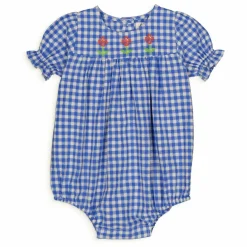 Best Hello Simone Barboteuse Lucette Vichy | Bleu