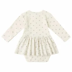 Quincy Mae Barboteuse Pointelle Coton Bio | Ecru Outlet