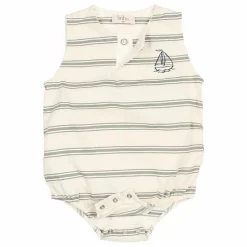 Búho Barboteuse Rayures Coton Bio |