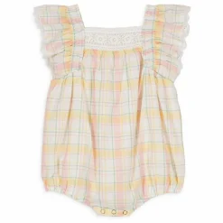 Hot Louise Misha Barboteuse Savia Coton Bio | Crème