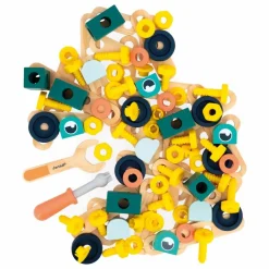 Janod Jeux Éducatifs|Baril Brico'Kids - 100 pièces