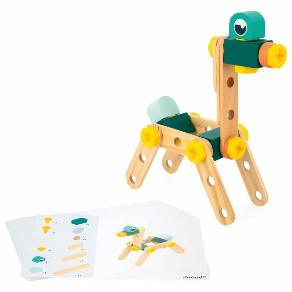 Janod Jeux Éducatifs|Baril Brico'Kids - 100 pièces