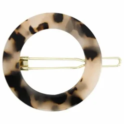 New Bachca Barrette ronde écaille Ecaille