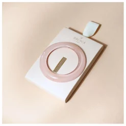 Bachca Barrette ronde Opaline | Rose Discount