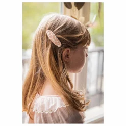 Gentil Coquelicot Barrettes Cérémonie - Set de 2 Nude Clearance