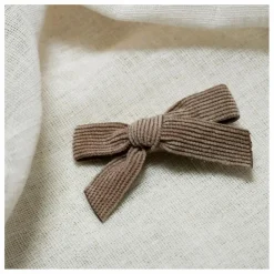 Gentil Coquelicot Barrettes Fleurs - Set de 3 Taupe New