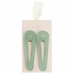 Online Bachca Barrettes Opaline - Set de 2 | Vert d'eau