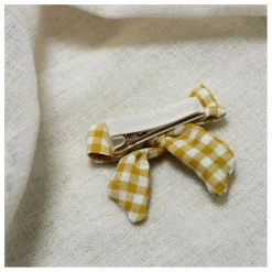 Enfant Gentil Coquelicot Accessoires De Mode|Barrettes Vichy - Set de 3