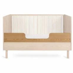 Clearance Quax Barrière de lit bébé Hai No Ki - 70x140 cm Naturel