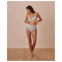 Femme Rylee + Cru Maillots De Bain|Bas de Maillot Vichy Fibres Recyclées |