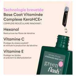 Manucurist Base coat vitaminée Green Flash - 15 ml Non teinté
