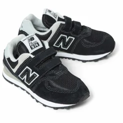 Outlet New Balance Baskets 574 Scratchs | Noir