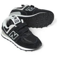 Outlet New Balance Baskets 574 Scratchs | Noir