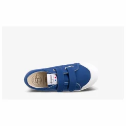 Clearance Spring Court Baskets Basses Scratchs G2 Canvas | Bleu