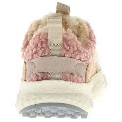 Flower Mountain Baskets Doi Lacets Cuir Eco et Teddy | Ecru New