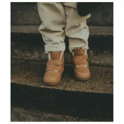 Sale Donsje Baskets Fourrées Scratchs Clenn | Marron