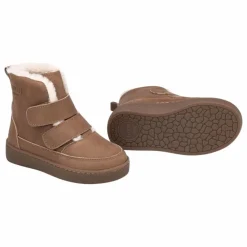 Sale Donsje Baskets Fourrées Scratchs Clenn | Marron