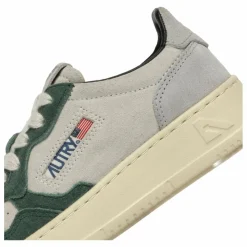 Autry Baskets Kids Medalist Low Bicolores Suède | Vert foncé Sale