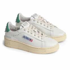 Sale Autry Baskets Kids Medalist Low Cuir | Vert