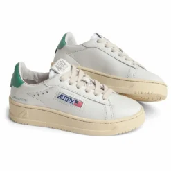 Sale Autry Baskets Kids Medalist Low Cuir | Vert