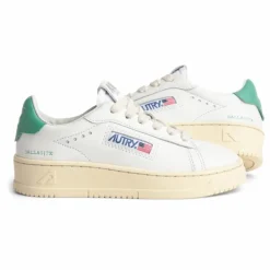Sale Autry Baskets Kids Medalist Low Cuir | Vert