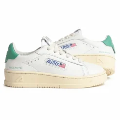 Sale Autry Baskets Kids Medalist Low Cuir | Vert