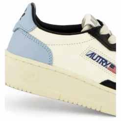 Hot Autry Baskets Kids Medalist Low Cuir Bicolore | Bleu