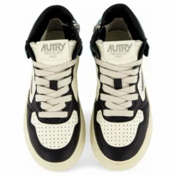 Enfant Autry Baskets|Baskets Kids Medalist Mid Cuir Bicolore |