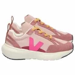 Enfant Veja Baskets Lacets Elastiqués Canary Light Suede |