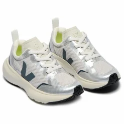 Veja Baskets Lacets Elastiqués Canary | Argenté