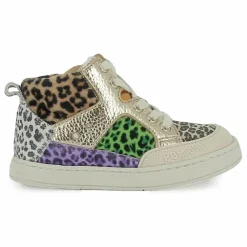 Pom d'Api Baskets Mousse Bump Velours | Doré