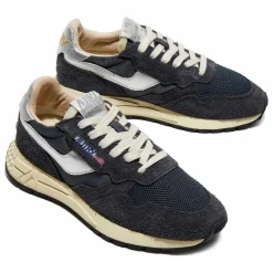 Femme Autry Baskets Reelwind Low Suède Métallisées |