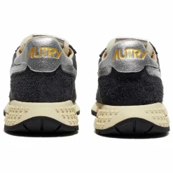 Femme Autry Baskets Reelwind Low Suède Métallisées |