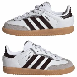 New Adidas Baskets Samba OG Lacets Elastiqués | Blanc