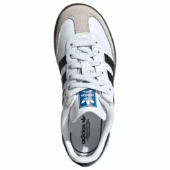 Clearance Adidas Baskets Samba OG Lacets Elastiqués | Blanc