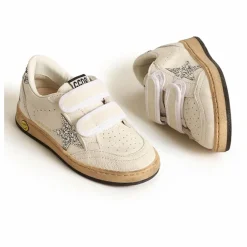 Enfant Golden Goose Baskets Scratchs Ballstar Paillettes |
