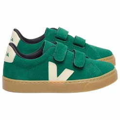 Veja Baskets Scratchs Esplar Suede | Vert Clearance