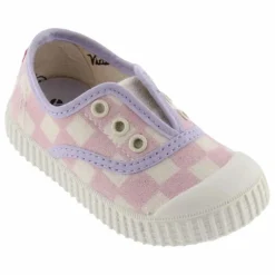 Enfant Victoria Baskets Scratchs Quadrillées Lona |