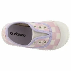 Enfant Victoria Baskets Scratchs Quadrillées Lona |