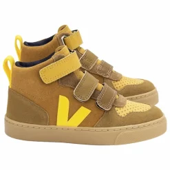 Veja Baskets Scratchs V-10 Mid Suede | Camel