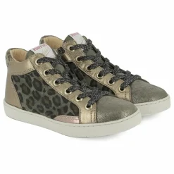 Enfant Pom d'Api Baskets|Baskets|Baskets Top Touch Lace Leopard |