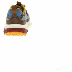 Enfant Flower Mountain Baskets Yamano 3 Lacets Cuir Eco et Nylon Ripstop |