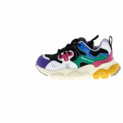 Flower Mountain Baskets Yamano 3 Lacets Cuir Eco et Nylon | Lavande Outlet