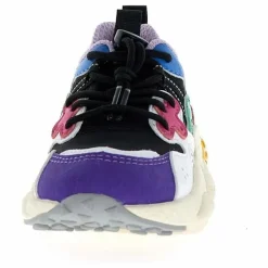 Flower Mountain Baskets Yamano 3 Lacets Cuir Eco et Nylon | Lavande Outlet