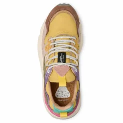 Flower Mountain Baskets Yamano 3 Suède et Nylon | Jaune moutarde New