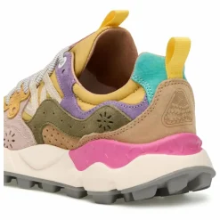 Flower Mountain Baskets Yamano 3 Suède et Nylon | Jaune moutarde New