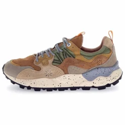 Outlet Flower Mountain Baskets Yamano 3 Suède et Nylon | Marron clair