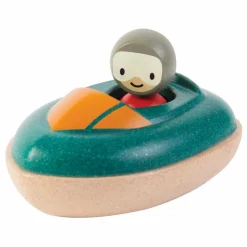 Plan Toys Figurines|Bateau hors-bord flottant sur l'eau